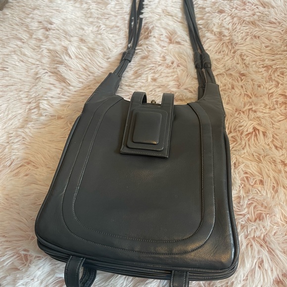 Handbags - Dark gray Leather purse